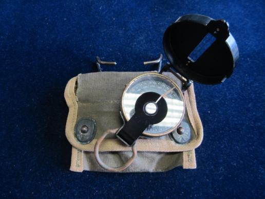 US Army compass with pouch