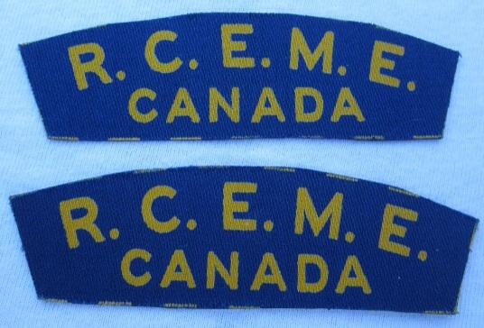 Canadian Tunic Patches