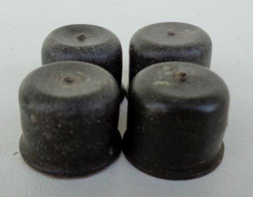 4 Wehrmacht Rubber Muzzle Covers