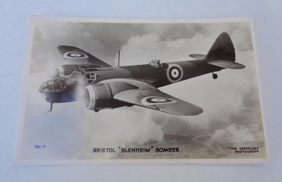 British Postcard RAF Bristol Blenheim Bomber