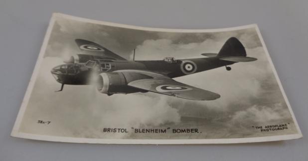 British WW2 Postcard Picture Bristol Blenheim Bomber
