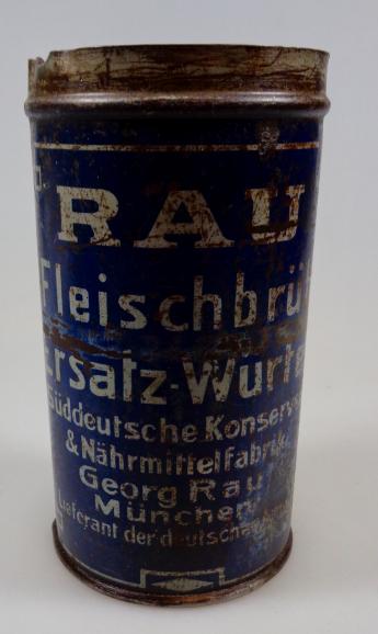 Wehrmacht era Meat product can