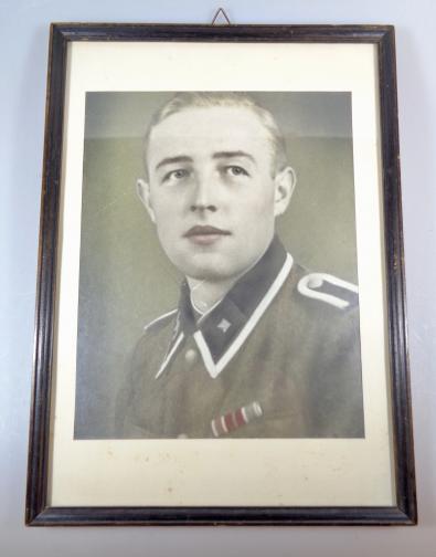 Imcs Militaria Waffenss Framed Photograph