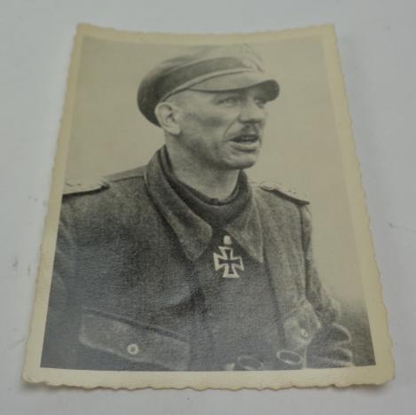 Imcs Militaria Photograph Of Waffenss Commander Kurt Meyer
