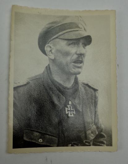 Imcs Militaria Photograph Of Waffenss Commander Kurt Meyer