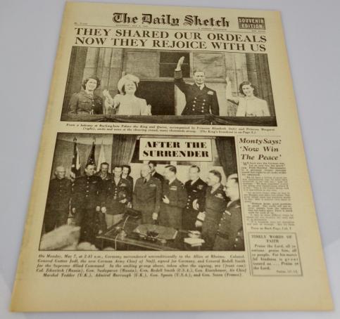 British WW2 Newspaper The Daily Sketch