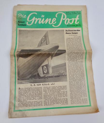 Third Reich Newspaper Die Grüne Post