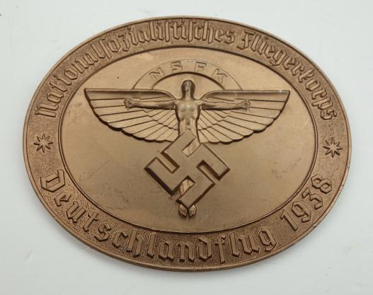 NSFK Remembrance Plaque Deutschland Flug 1938