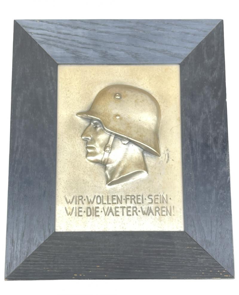 Wehrmacht era Framed Wall Plaque