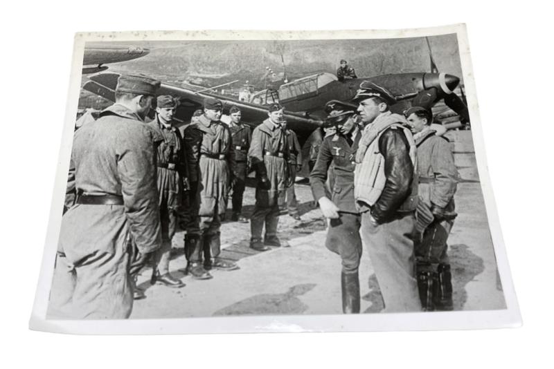 Imcs Militaria Luftwaffe Press Photo Stuka Crews