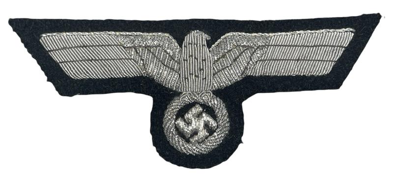 Imcs Militaria Wehrmacht Panzer Embroidered Officers Breast Eagle