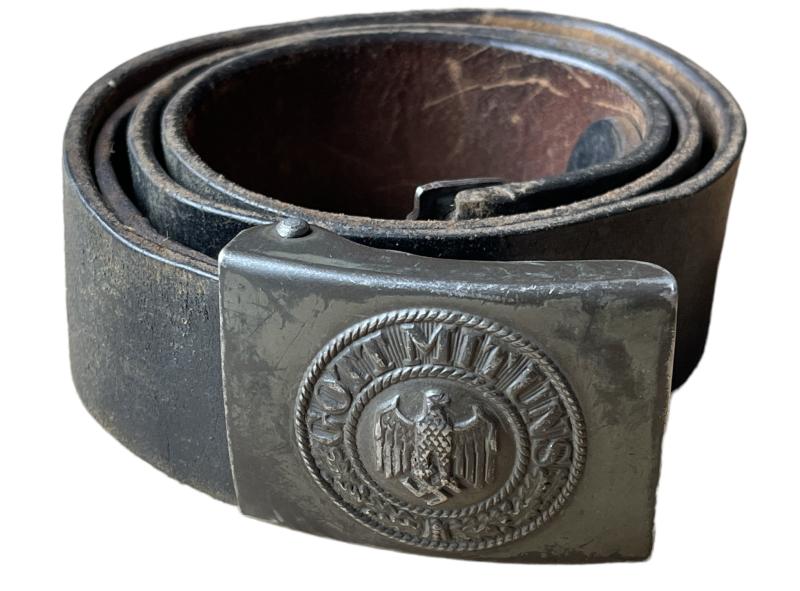 Wehrmacht Combat Belt with steel Belt Buckle