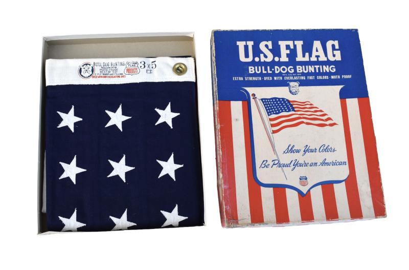 US WW2 48 Star Flag in its original Box