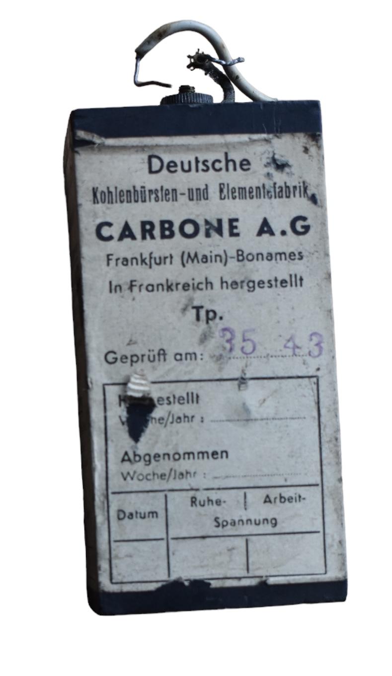 Battery for Wehrmacht the Fieldphone FF33