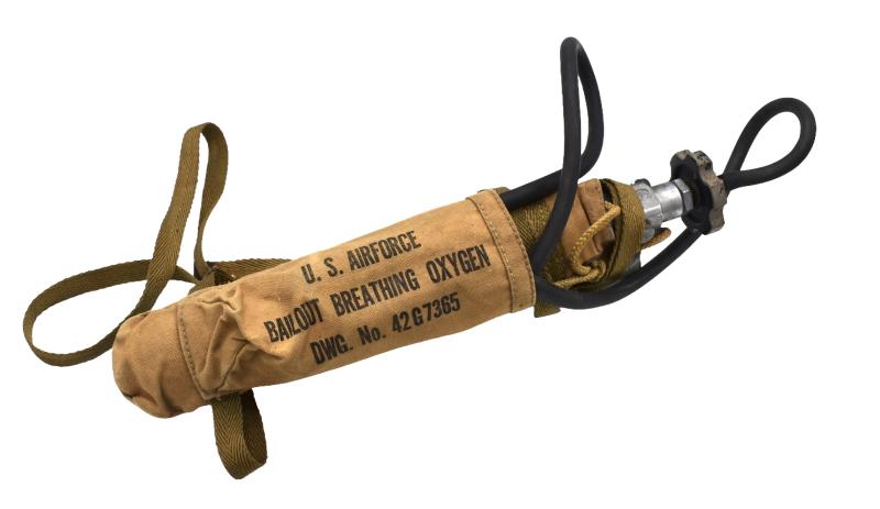 USAAF WW2 Bomber Crew Oxygen Bailout Bottle