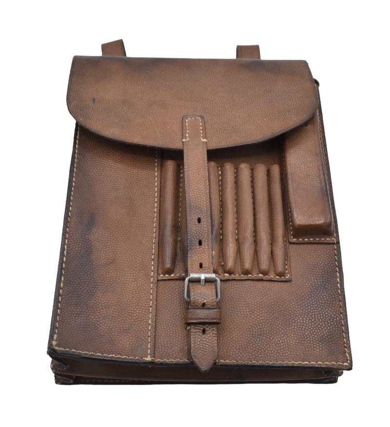 Luftwaffe Brown Leather Mapcase