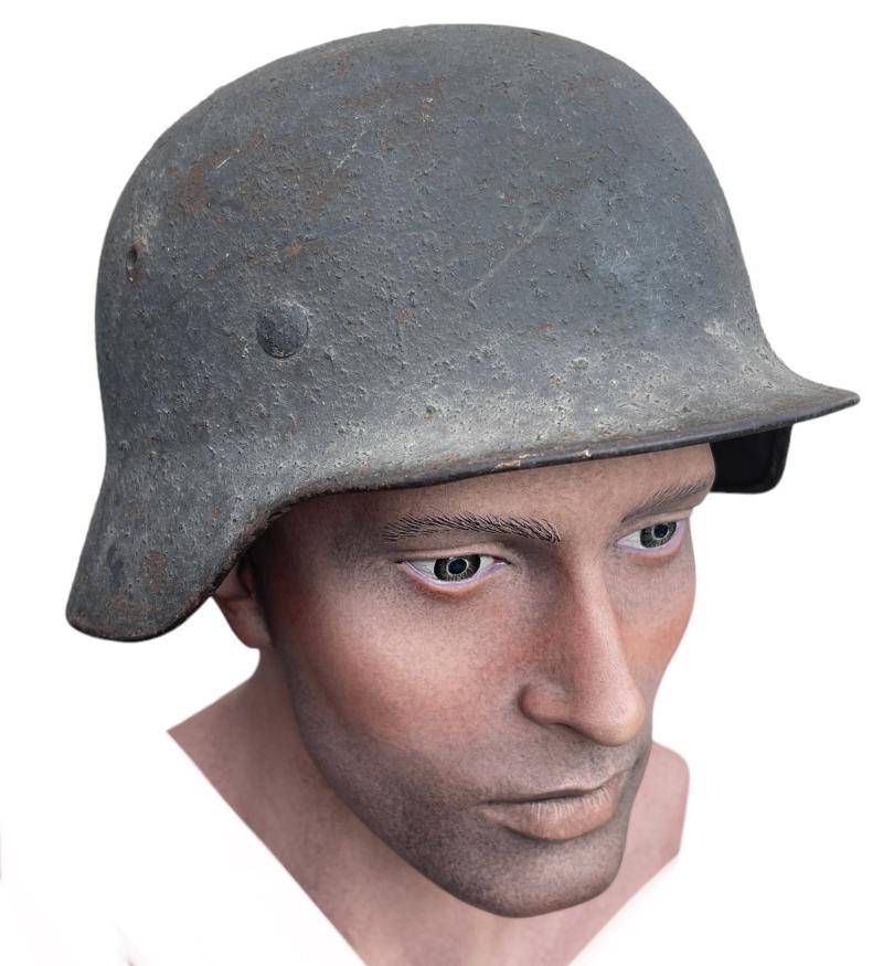 Wehrmacht M35 Concrete Camo Helmet