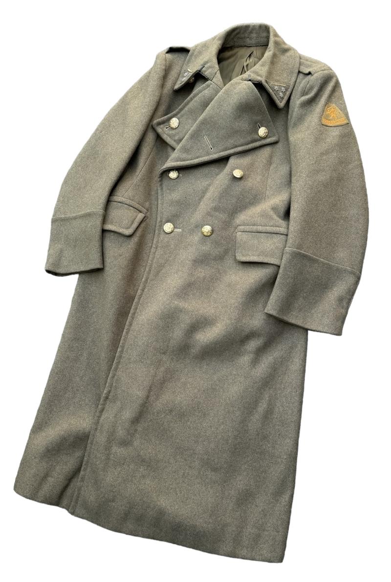 British WW2 Officers Greatcoat used by a Dutch Colonel
