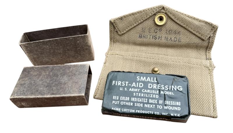 US WW2 First Aid Kit in Pouch (British made)