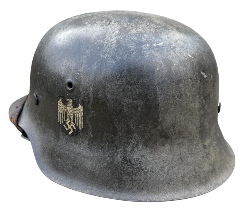 Wehrmacht M42 SD two tone Camo Helmet