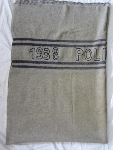Woolen Polizei blanket 1938