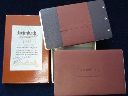 Wehrmacht pocket Agenda in original carton box