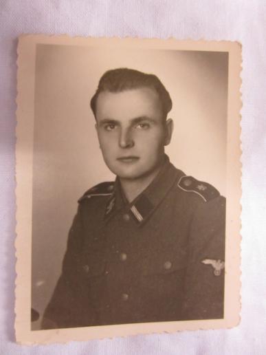 Waffen SS Portrait Pfoto of LAH Soldier