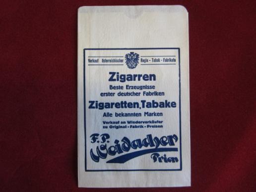 Cigarettes/Tobacco/Cigars paper bag 