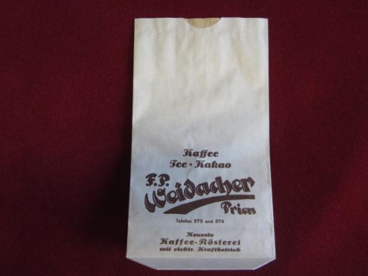 Kaffee Tee Kakao paper bag Weidacher