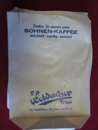 Paper bag for Coffee beans Weidacher