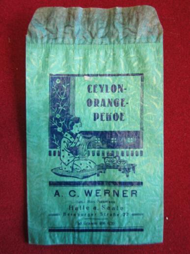 Ceylon-Orange Pekoe Tea bag A.C. Werner