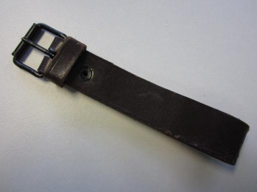 IMCS Militaria | Dutch Pre WW2 Officers Leather D ring Belt Strap