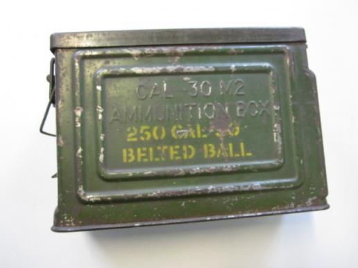 US WW2 Metal 30 Cal. Ammo Box