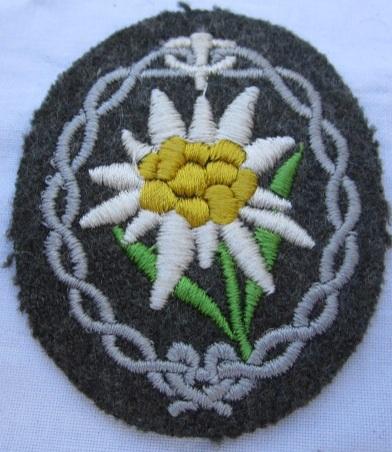 Wehrmacht Woolen GebirgsJager Edelweiss