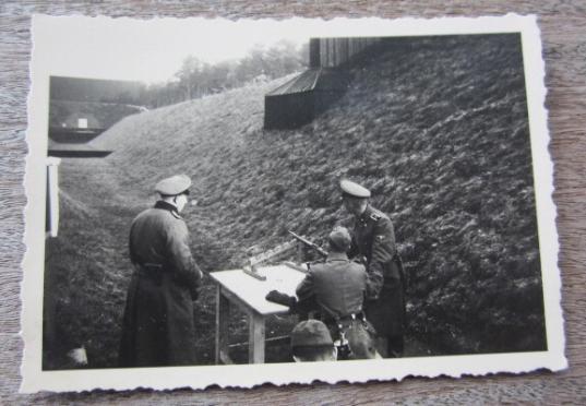 SS Photograph SS Soldiers at the Shooting Range