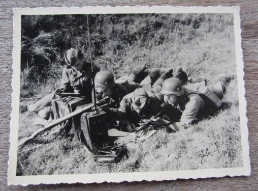 SS Photograph SS VT Soldiers in the field with radio's 2