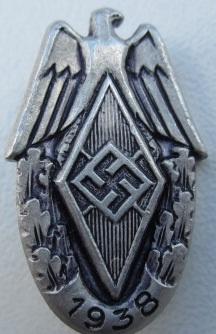 Hitler-Jugend Badge 1938