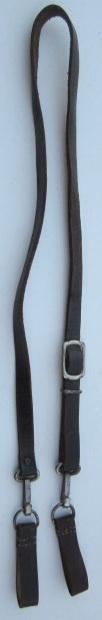 SA/HJ Leather Shoulder Strap with leather Belt Loops