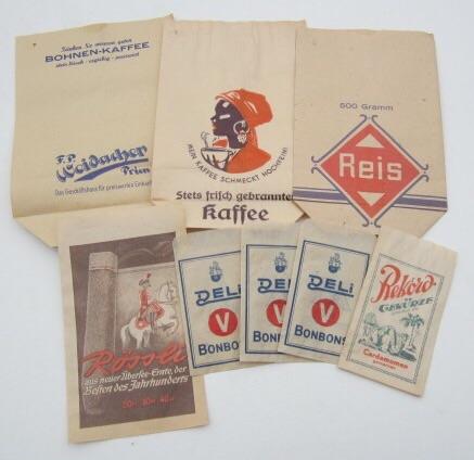 8 Wehrmacht Packaging for Food, Koffie, Sweets and Cigars