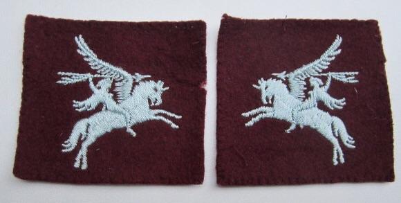 British pair of Airborne Pegasus Patches