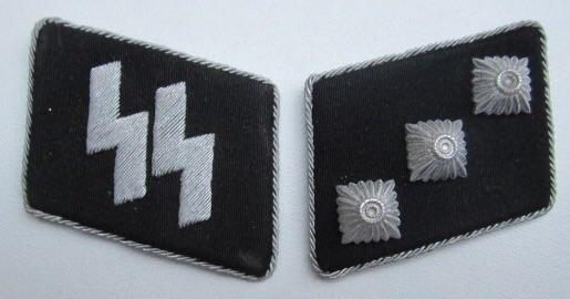 WaffenSS Officers Collar Patches 