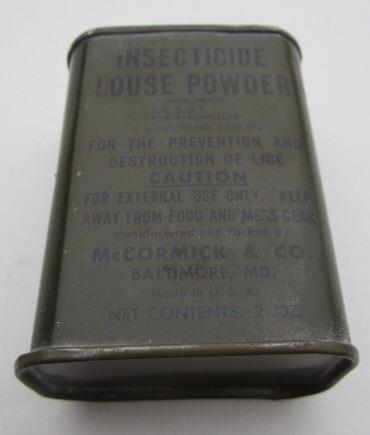 US WW2 Louse Powder