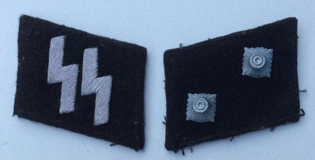 WaffenSS NCO Collar Tabs 