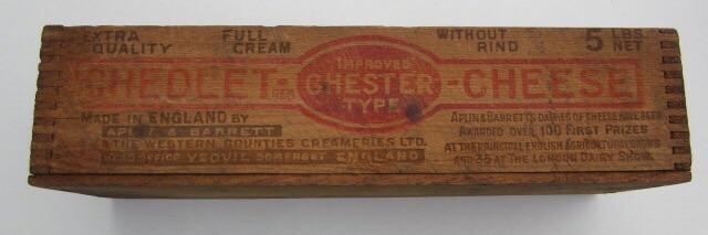 British WW2 wooden Cheese Box