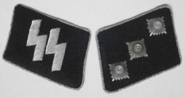 WaffenSS Officers Collar Patches 