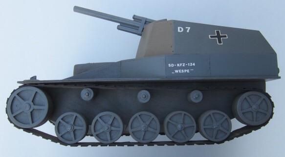 Scale model SDKFZ 124 