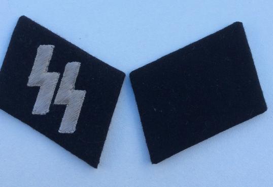 WaffenSS pair of Collar Patches