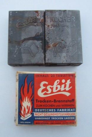 Wehrmacht Esbit Cooker With Esbit Fuel Blok