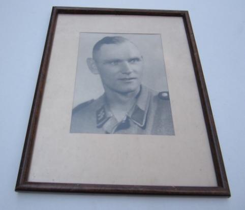 WaffenSS Soldier Framed Picture