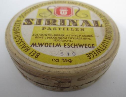 German Cough Tablets Tin .